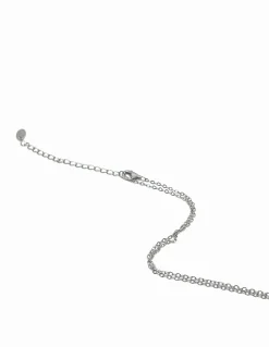 Collana Croce Gotica COLORE ZIRCONI zirconi bianchi