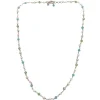 Collana di Cristalli Multicolor Rosa base Bianca