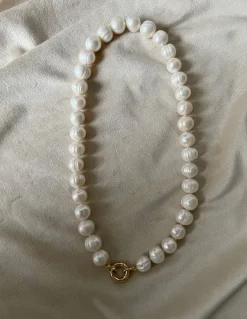 Collana di Perle Akiko COLORE ARGENTO Dorato OPZIONE Senza Soggetti