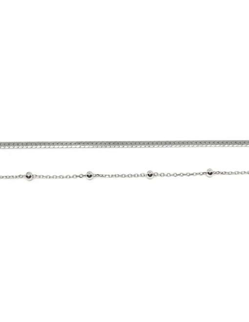 Collana Double Cleopatra White