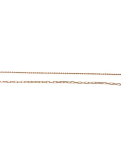 Collana Double Mini COLORE ARGENTO Rosè