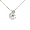 Collana Double Moon and Star