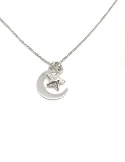 Collana Double Moon and Star