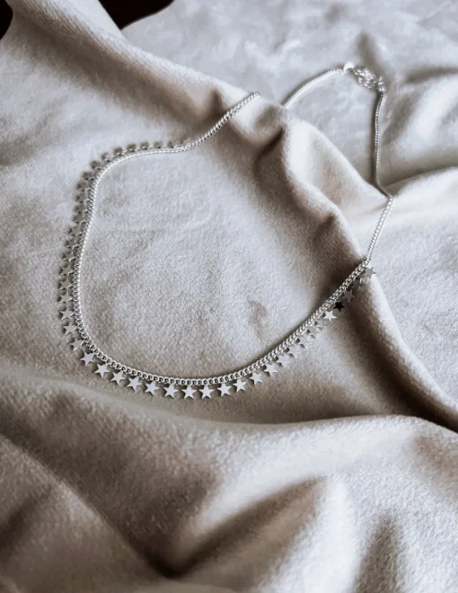 Collana Groumettina con Stelline Pendenti