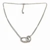 Collana Incontro COLORE ARGENTO Bianco