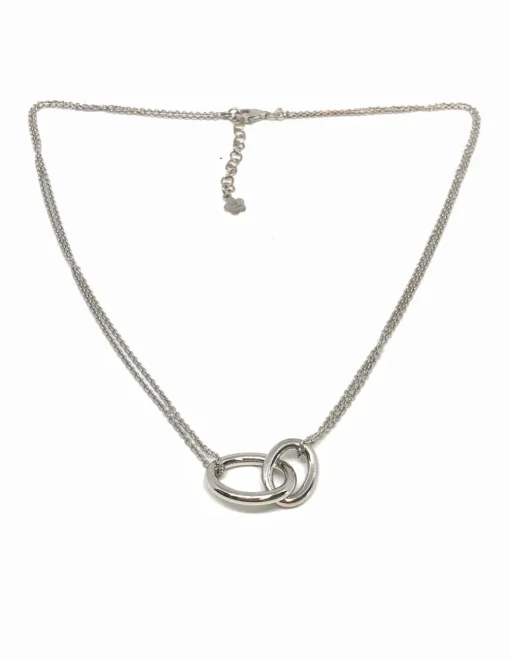 Collana Incontro COLORE ARGENTO Bianco