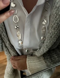 Collana Karma COLORE ALLUMINIO BIANCO