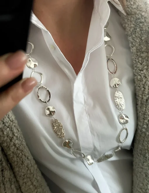 Collana Karma COLORE ALLUMINIO BIANCO
