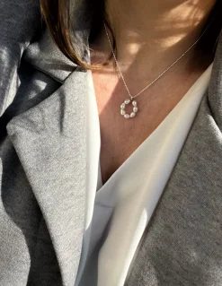 Collana Kobe COLORE ARGENTO Bianco