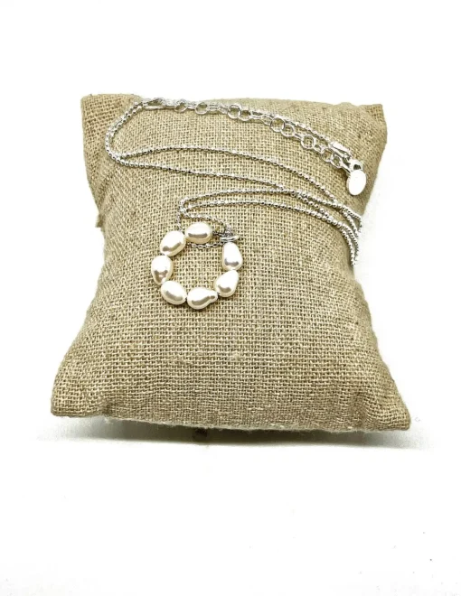 Collana Kobe COLORE ARGENTO Bianco