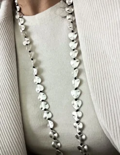 Collana Lunga Deva COLORE ALLUMINIO BIANCO
