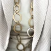 Collana Lunga Duna COLORE ALLUMINIO DORATO