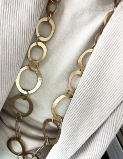 Collana Lunga Duna COLORE ALLUMINIO DORATO