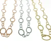 Collana Lunga Ovali COLORE ARGENTO Bianco