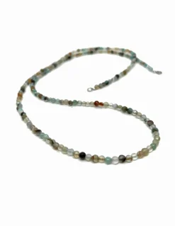 Collana Lunga Quarzo Azzurro