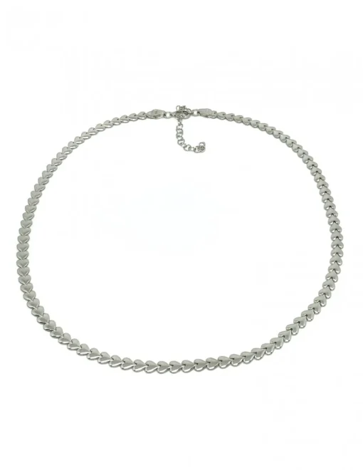 Collana Multicuore COLORE ARGENTO Bianco