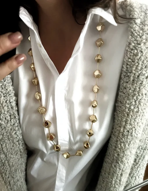 Collana Petra COLORE ALLUMINIO DORATO