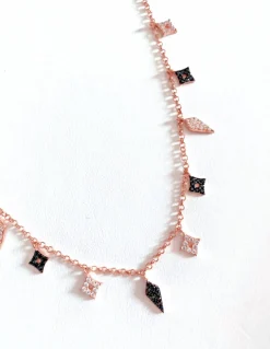 Collana Rombi e Zirconi