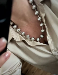 Collana Sfere Battute Cunda