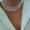 Collana Sfere COLORE ARGENTO Bianco DIAMETRO SFERE 1.5 mm