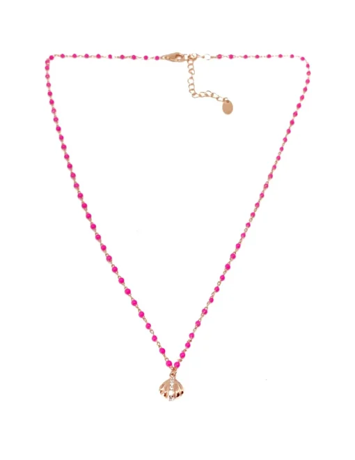 Collana Smaltata e Conchiglia