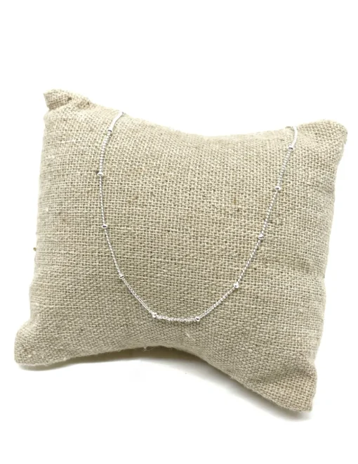 Collana Strangolino Minimal COLORE ARGENTO Argentato