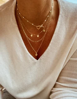 Collana Tre Fili Manhattan COLORE ARGENTO Dorato SOGGETTO stella