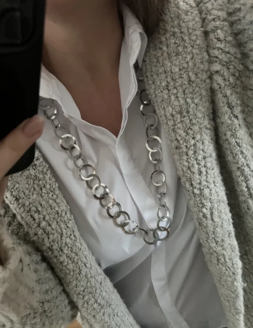 Collana Yama COLORE ALLUMINIO BIANCO