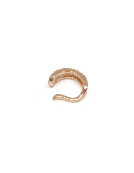 Ear Cuff Double Line COLORE PIETRE azzurro