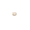 Ear Cuff Zirconi e Smalto COLORE ARGENTO Rosè COLORE ZIRCONI zirconi bianchi COLORE SMALTO bianco