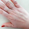 Fedina COLORE ARGENTO Bianco MISURA ANELLO 6