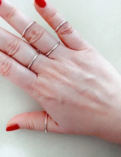 Fedina COLORE ARGENTO Bianco MISURA ANELLO 6