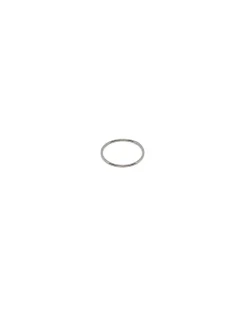 Fedina Mini COLORE ARGENTO Bianco MISURA ANELLO 4 Fedina Liscia