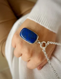 Medaglione Lapislazzuli 2 cm x 3.5 cm