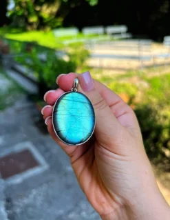 Medaglione Ovale Labradorite