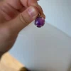 Medaglione Tondo Ametista 1.8 cm