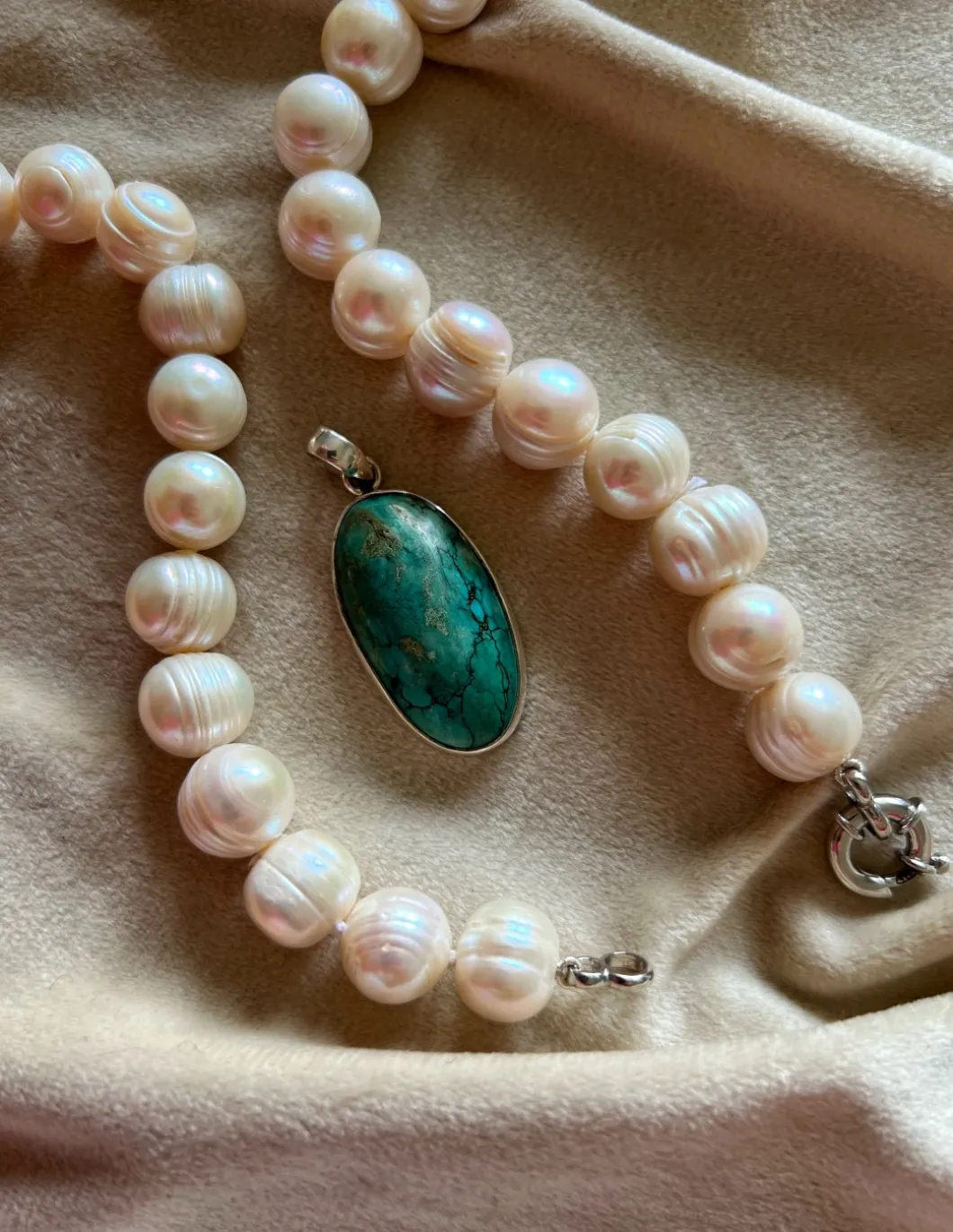 Medaglione Turchese 3.5 cm x 2 cm