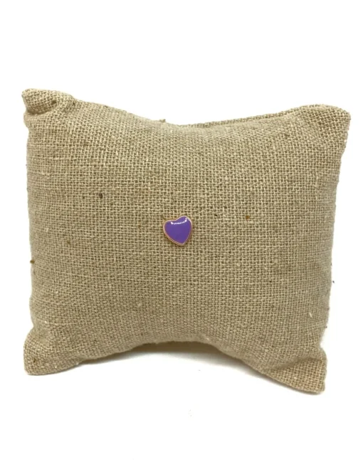 Monorecchino a Lobo Smaltato Corazon Summer COLORE SMALTO lavanda
