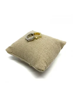 Monorecchino a Scattino con Ruota Dentata e Zirconi COLORE ARGENTO Bianco