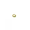 Monorecchino a Scattino con Zircone COLORE ARGENTO Dorato FORMA ZIRCONE TONDO COLORE ZIRCONE CENTRALE bianco