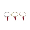 Monorecchino Cerchietto Cornetto Mini COLORE ARGENTO Bianco