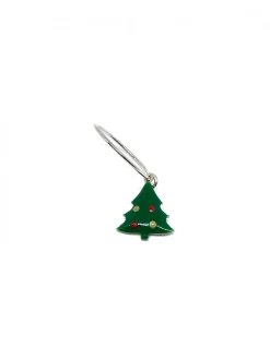Monorecchino Cerchietto Christmas Tree Verde COLORE ARGENTO Bianco