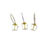 Monorecchino Cerchietto Pacco Regalo Bianco COLORE ARGENTO Bianco