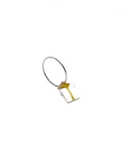 Monorecchino Cerchietto Pacco Regalo Bianco COLORE ARGENTO Bianco