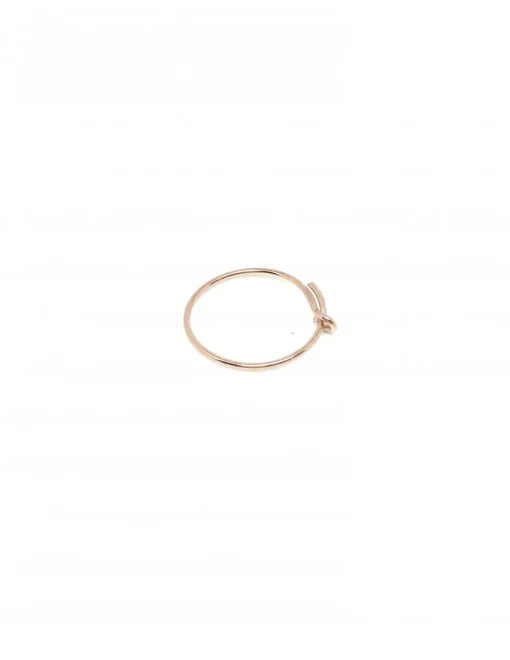 Monorecchino Cerchietto Semplice COLORE ARGENTO Bianco