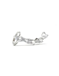 Monorecchino Luce COLORE ARGENTO Bianco LATO MONORECCHINO DESTRA