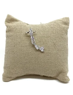 Monorecchino Luce COLORE ARGENTO Bianco LATO MONORECCHINO DESTRA