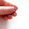 Monorecchino Scattino con Luna Pendente COLORE ARGENTO Rosè