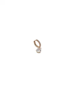 Monorecchino Scattino Goccia Pendente COLORE ARGENTO Rosè