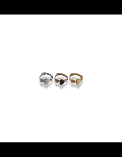 Monorecchino Scattino Mini Freccia e Cuore di Zirconi COLORE ARGENTO Bianco COLORE ZIRCONI zirconi bianchi